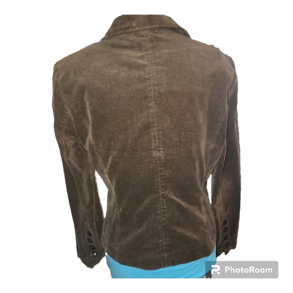 Chocolate Corduroy Blazer - Picture 5 of 7